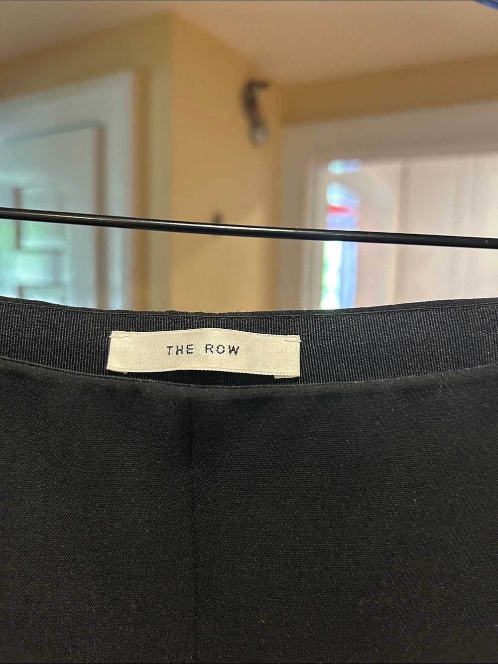 The Row Black Flare Cut Dress Pants NWOT - Picture 2 of 6